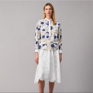 Tory Burch Floral Tunic Top